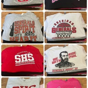 Women’s Graphic T-Shirts - Red, White, Gray